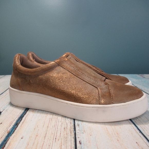 Donald J. Pliner Shoes - DJP Light Bronze Charley Slip On Sneaker